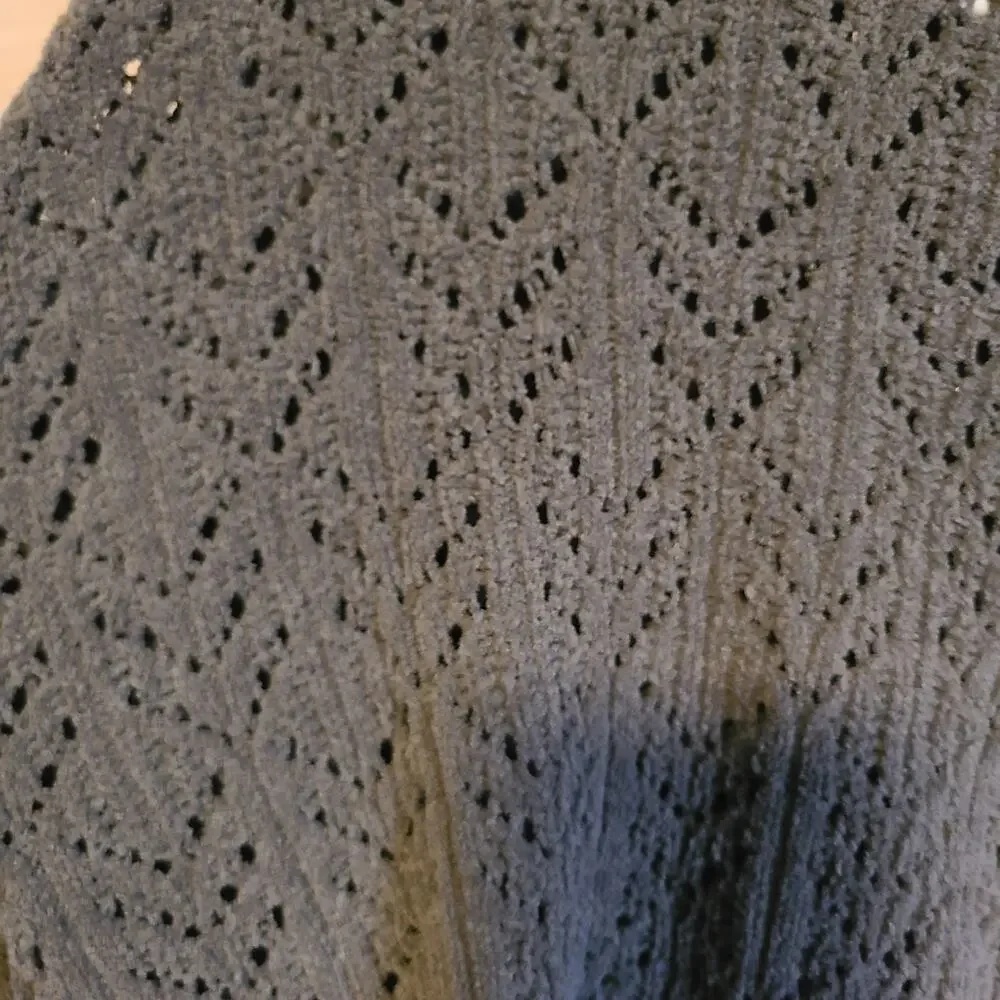American‎ Eagle Crop Chenille Sweater Womens M Open Knit Boxy Green Utility Cozy
